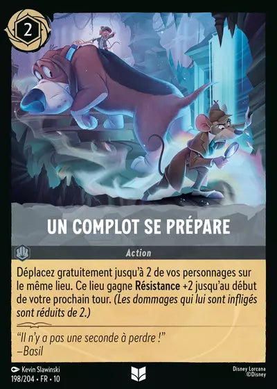 Carte Lorcana 198/204 Un complot se prépare Foil | LorenZone