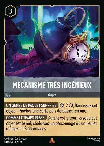 Carte Lorcana 201/204 Mécanisme très ingénieux Foil | LorenZone