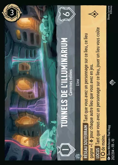 Carte Lorcana 202/204 Tunnels de l'Illuminarium Foil | LorenZone