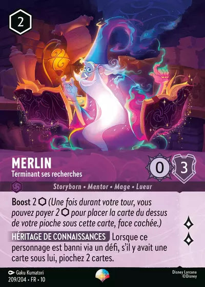 Carte Lorcana 209/204 Merlin Épique | LorenZone
