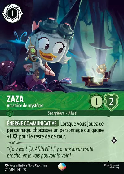 Carte Lorcana 211/204 Zaza Épique | LorenZone