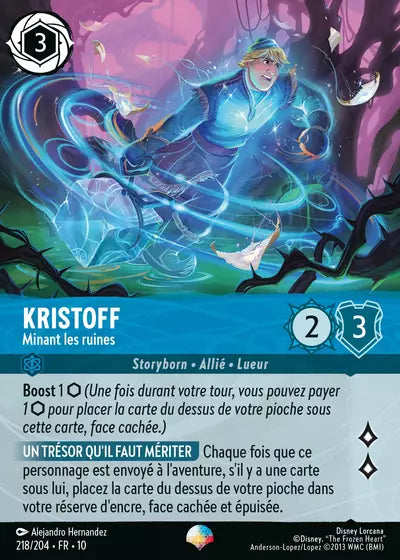 Carte Lorcana 218/204 Kristoff Épique | LorenZone