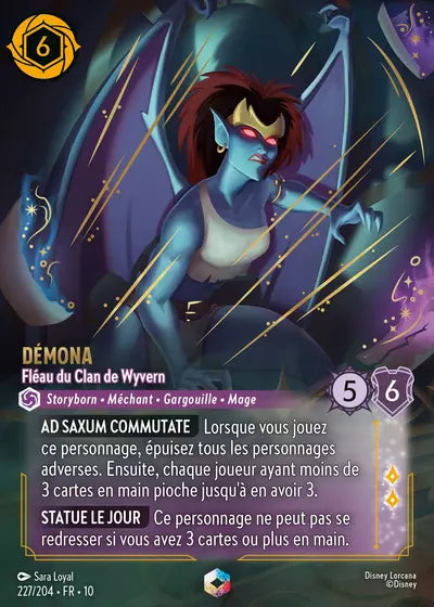 Carte Lorcana 227/204 Démona Enchantée | LorenZone