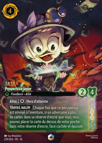 Carte Lorcana 229/204 Zaza Enchantée | LorenZone