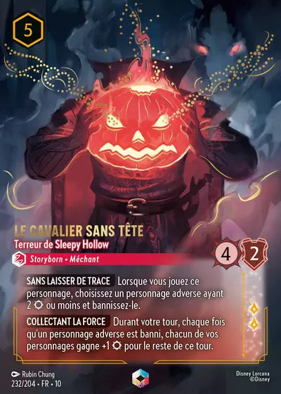Carte Lorcana 232/204 Le Cavalier sans tête Enchantée | LorenZone