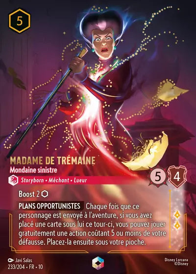 Carte Lorcana 233/204 Madame de Trémaine Enchantée | LorenZone
