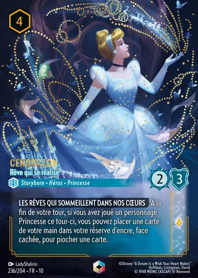 Carte Lorcana 236/204 Cendrillon Enchantée | LorenZone