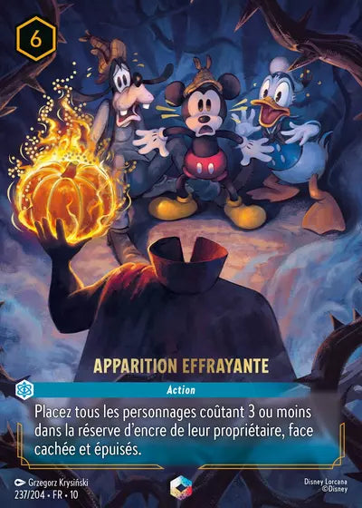 Carte Lorcana 237/204 Apparition effrayante Enchantée | LorenZone