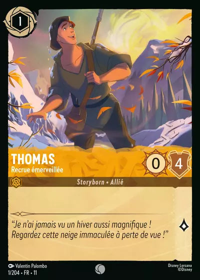 Carte Lorcana 001/204 Thomas Foil | LorenZone