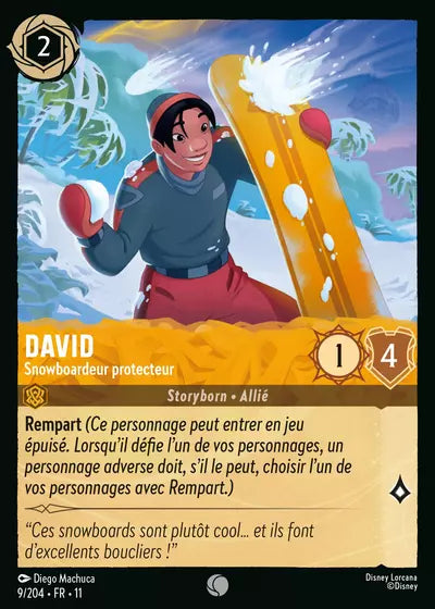 Carte Lorcana 009/204 David Foil | LorenZone
