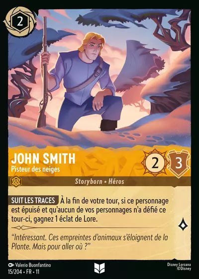 Carte Lorcana 015/204 John Smith Foil | LorenZone