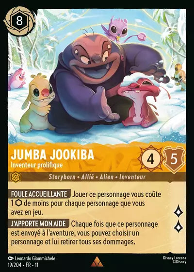 Carte Lorcana 019/204 Jumba Jookiba Foil | LorenZone