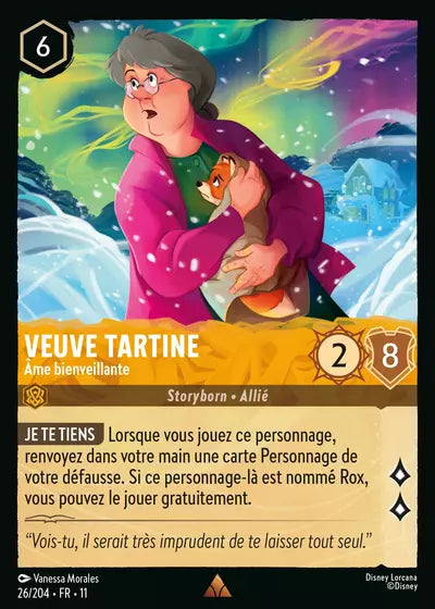 Carte Lorcana 026/204 Veuve Tartine Foil | LorenZone