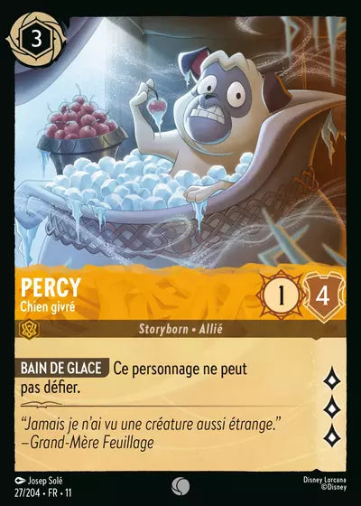 Carte Lorcana 027/204 Percy Foil | LorenZone