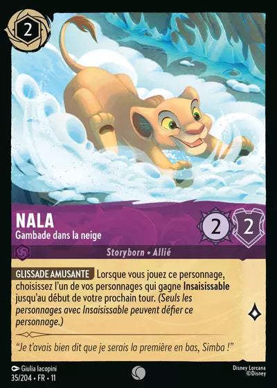 Carte Lorcana 035/204 Nala Foil | LorenZone