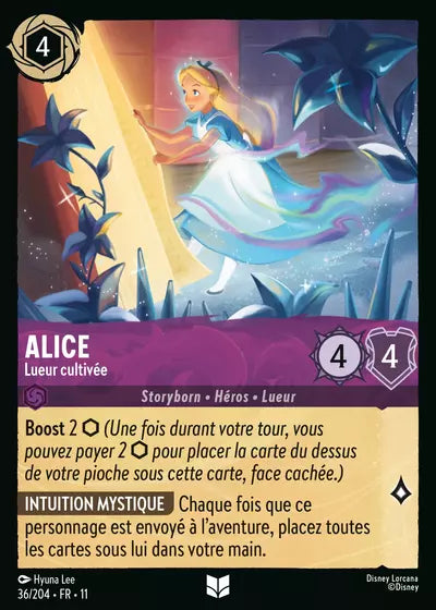 Carte Lorcana 036/204 Alice Foil | LorenZone