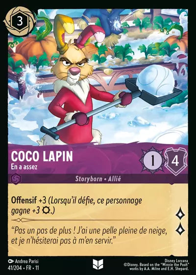 Carte Lorcana 041/204 Coco Lapin Foil | LorenZone