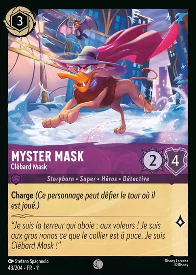 Carte Lorcana 043/204 Myster Mask Foil | LorenZone