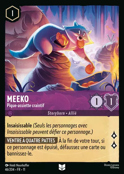 Carte Lorcana 046/204 Meeko Foil | LorenZone