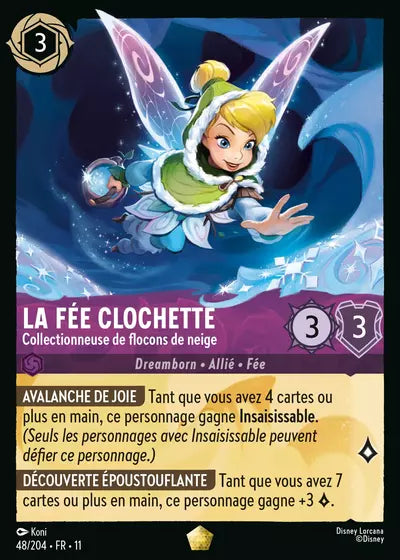 Carte Lorcana 048/204 La Fée Clochette Foil | LorenZone