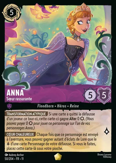 Carte Lorcana 050/204 Anna Foil | LorenZone