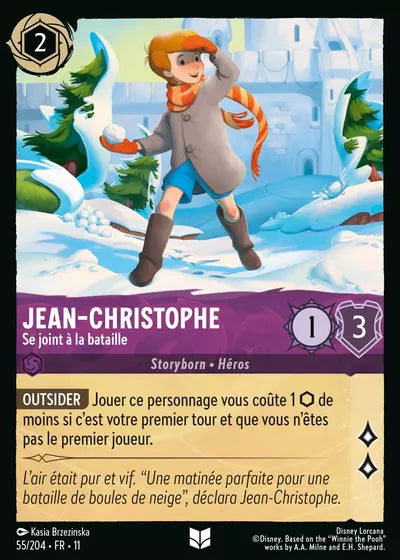 Carte Lorcana 055/204 Jean-Christophe Foil | LorenZone