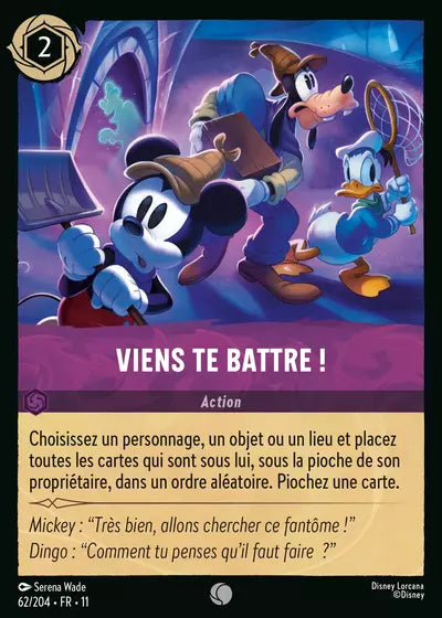 Carte Lorcana 062/204 Viens te battre ! Foil | LorenZone