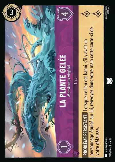 Carte Lorcana 068/204 La Plante gelée Foil | LorenZone