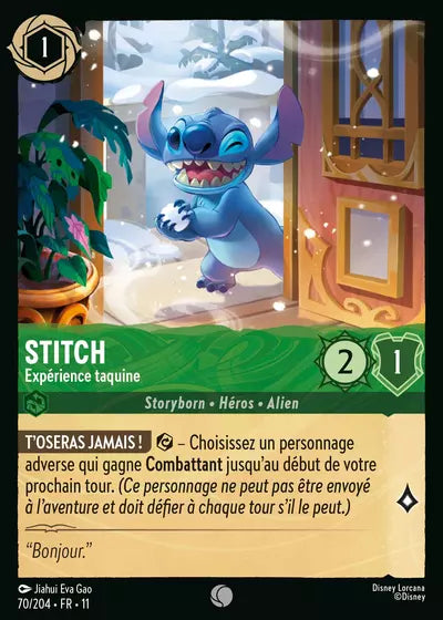 Carte Lorcana 070/204 Stitch Foil | LorenZone