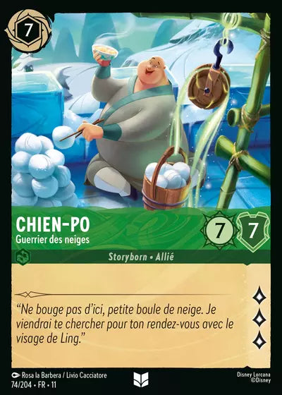 Carte Lorcana 074/204 Chien-Po Foil | LorenZone