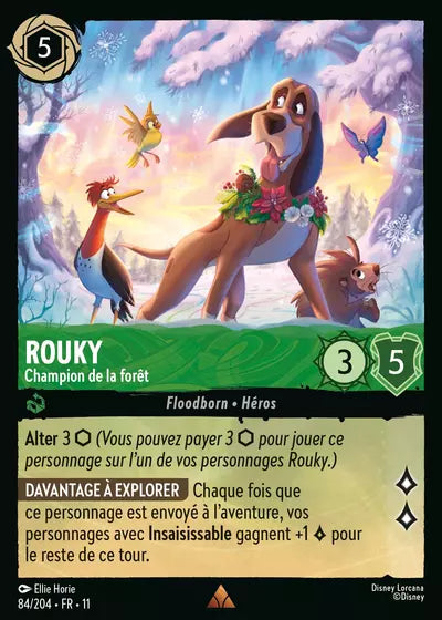 Carte Lorcana 084/204 Rouky Foil | LorenZone