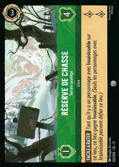 Carte Lorcana 102/204 Réserve de chasse Foil | LorenZone