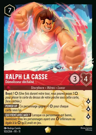 Carte Lorcana 103/204 Ralph la Casse Foil | LorenZone