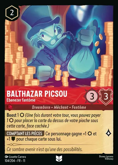 Carte Lorcana 104/204 Balthazar Picsou Foil | LorenZone