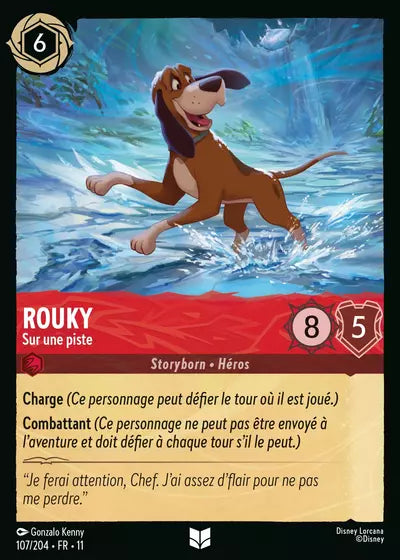 Carte Lorcana 107/204 Rouky Foil | LorenZone