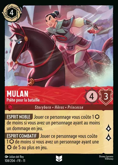 Carte Lorcana 108/204 Mulan Foil | LorenZone