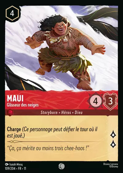 Carte Lorcana 109/204 Maui Foil | LorenZone