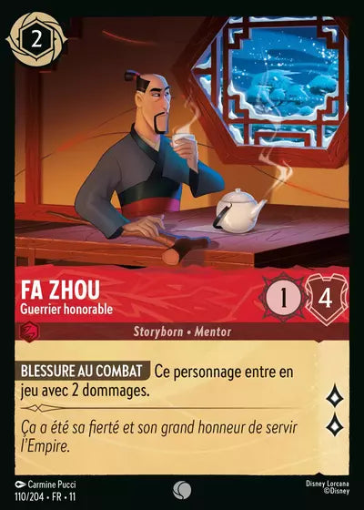 Carte Lorcana 110/204 Fa Zhou Foil | LorenZone