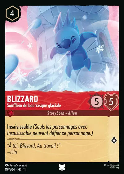 Carte Lorcana 119/204 Blizzard Foil | LorenZone