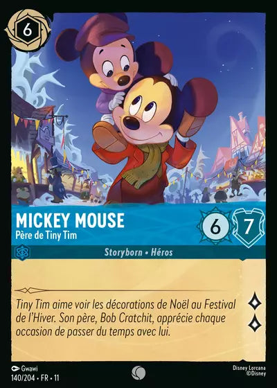 Carte Lorcana 140/204 Mickey Mouse Foil | LorenZone