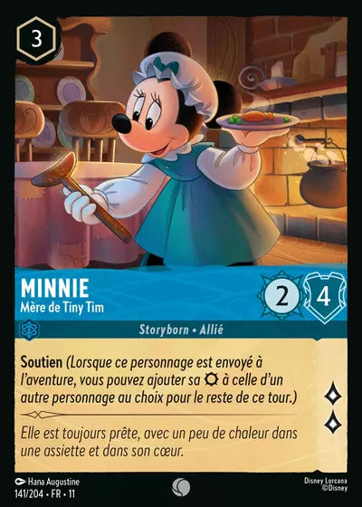 Carte Lorcana 141/204 Minnie Foil | LorenZone