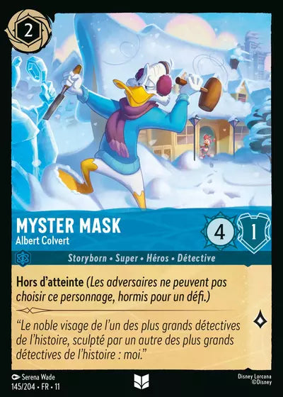 Carte Lorcana 145/204 Myster Mask Foil | LorenZone