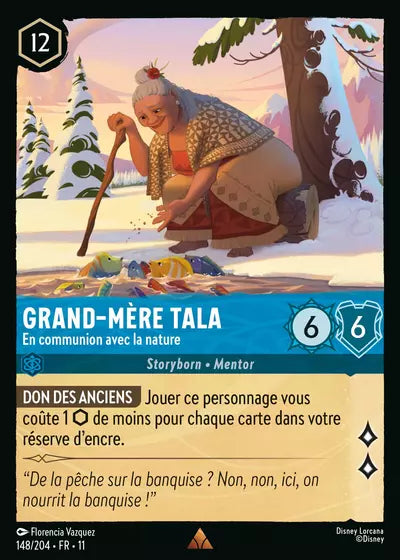 Carte Lorcana 148/204 Grand-mère Tala Foil | LorenZone