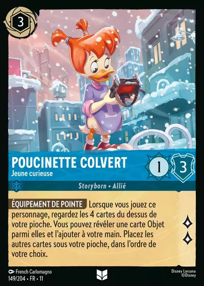 Carte Lorcana 149/204 Poucinette Colvert Foil | LorenZone
