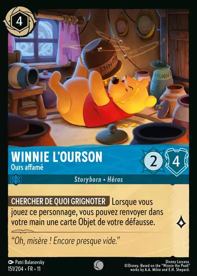 Carte Lorcana 151/204 Winnie l'ourson Foil | LorenZone