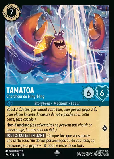 Carte Lorcana 156/204 Tamatoa Foil | LorenZone