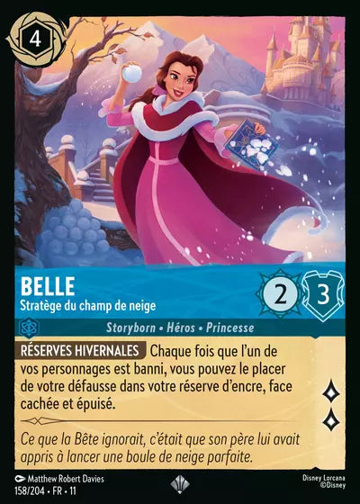 Carte Lorcana 158/204 Belle Foil | LorenZone