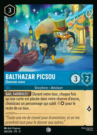 Carte Lorcana 160/204 Balthazar Picsou Foil | LorenZone
