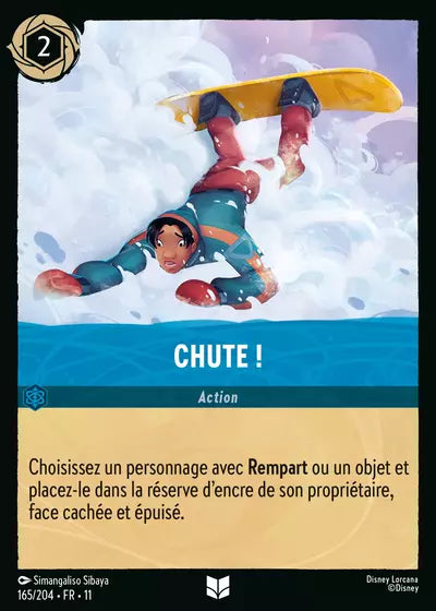 Carte Lorcana 165/204 Chute ! Foil | LorenZone