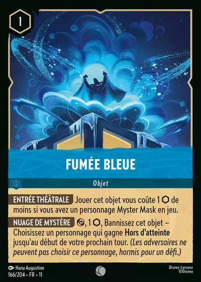 Carte Lorcana 166/204 Fumée bleue Foil | LorenZone